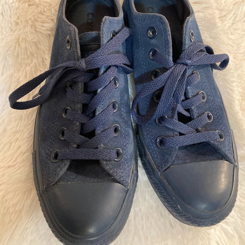 CONVERSE BLUE SUEDE CLASSIC SNEAKERS SIZE 8